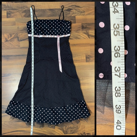 • Pulse | Y2K Polka Dot A-Line Dress | Size XS • - Picture 9 of 9
